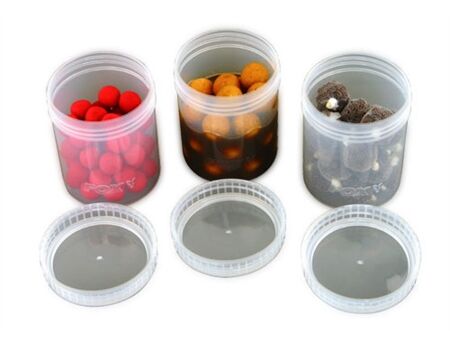 FOX Bait Tubs Full Size Clear x 6