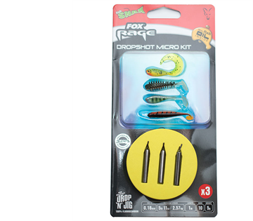 FOX RAGE Rage Dropshot kit 5.67lb / 0.18mm x 1m / 5g size 1 FOX RAGE Rage Dropshot kit 5.67lb / 0.18mm x 1m / 5g size 1