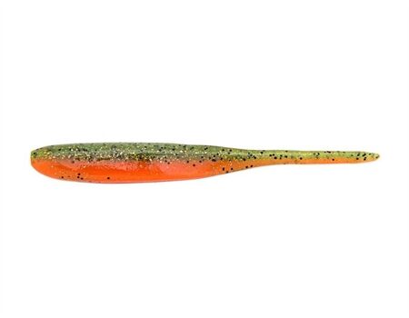 KEITECH Shad Impact Green Pumpkin 4" 10 cm