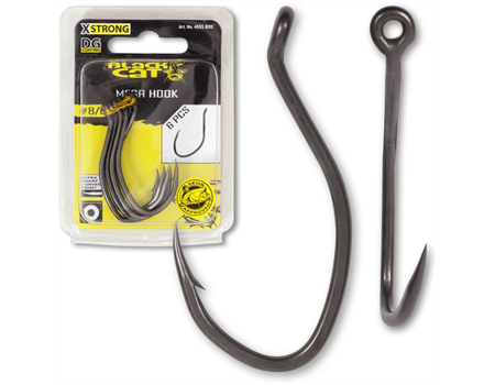 BLACK CAT Mega Hook 10/0 DG coating 6 Stck.