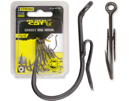 BLACK CAT Ghost Rig Hook 6/0 DG coating 5St. 3gr.