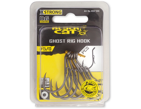 BLACK CAT Ghost Rig Hook 6/0 DG coating 5St. 3gr.