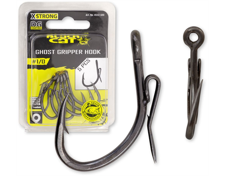 BLACK CAT Ghost Gripper Hook 2/0, DG coating 5 Stck