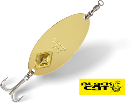 BLACK CAT 85g 10cm gold Battle Spoon