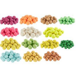 Balzer MK Booster Ball Pop Ups, 15 + 20mm Kokos/Hanf