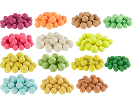 Balzer MK Booster Ball Pop Ups, 15 + 20mm Kokos/Hanf