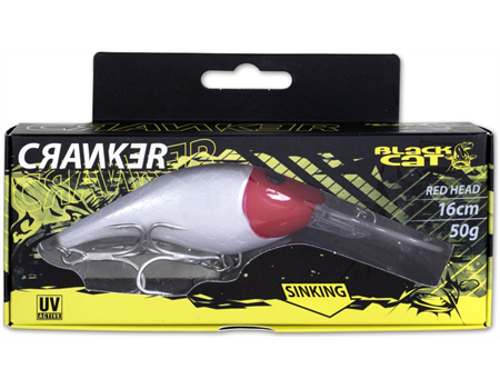 BLACK CAT 50g 16cm red head Black Cat Cranker