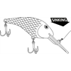 BLACK CAT 50g 16cm special green Black Cat Cranker