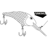 BLACK CAT 50g 16cm special green Black Cat Cranker