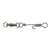 ZECK-FISHING Ball Bearing Swivel + Twistlock Snap 105kg |3 pcs
