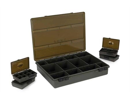 FOX EOS carp tackle box loaded Large