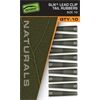 FOX Naturals Sz10 Slik Lead Clip Tail Rubber