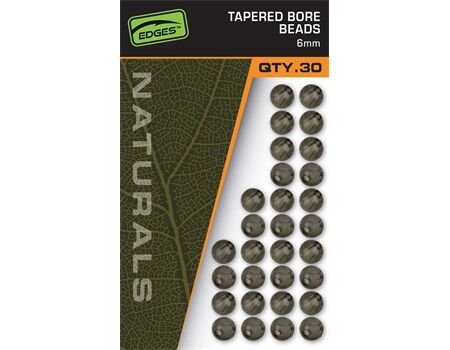 FOX Naturals 6mm Tapered Bore Beads X 30