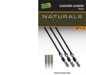 FOX Naturals Leadcore Leaders x 3