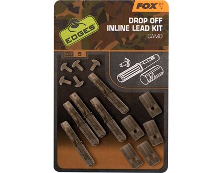 FOX Edges Camo Inline Lead Drop Off Kits x 5