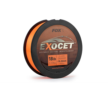FOX Exocet Fluoro Orange Mono 0.35mm 18lb / 8.0kg (100