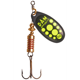 DAM EFFZETT SPINNER BLACK YELLOW