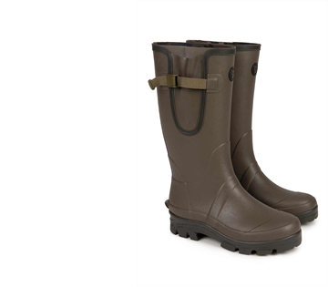 FOX Neoprene lined Camo/Khaki Rubber Boot