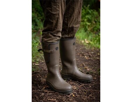 FOX Neoprene lined Camo/Khaki Rubber Boot