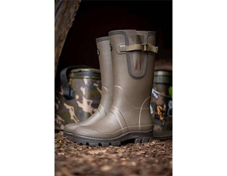 FOX Neoprene lined Camo/Khaki Rubber Boot