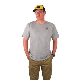 BLACK CAT Grey Marl T-Shirt