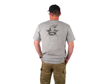 BLACK CAT Grey Marl T-Shirt