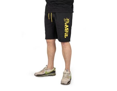 BLACK CAT Black Jogger Shorts