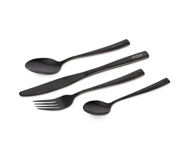 FOX Cookware Black Stainless Cutlery Set