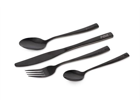 FOX Cookware Black Stainless Cutlery Set