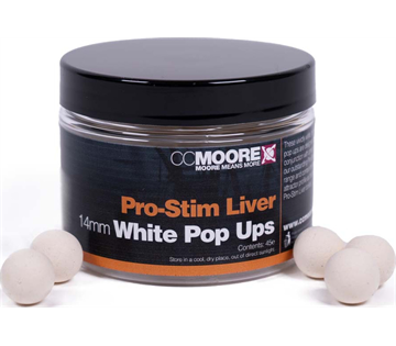 CCMoore Pro-Stim Liver White Pop Ups 14mm