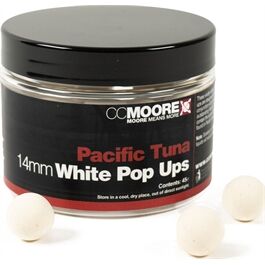 CCMoore Pacific Tuna White Pop Ups 14mm (45)