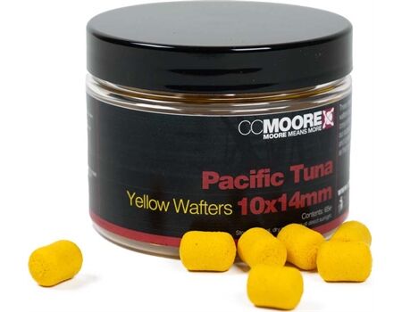 CCMoore Pacific Tuna Yellow Dumbell Wafters 10X14mm (65)