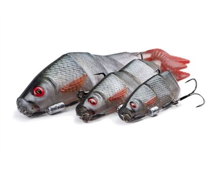 FOX RAGE Pro shad Jointed LOADED 14cm/5.5" Ultra Natural Ro