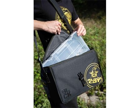 BLACK CAT BLCK Kunstködertasche