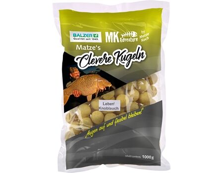 Balzer MK Boilies Clevere Kugel Leber-Knoblauch 15 und 20