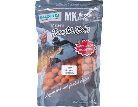 Balzer MK Booster Balls Tigernuss-Scopex, orange, 15 und