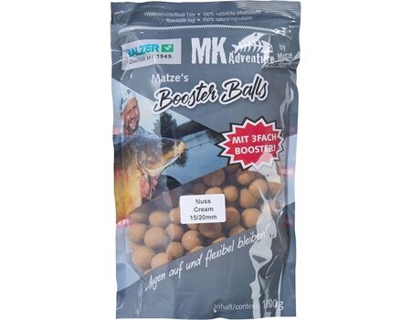 Balzer MK Booster Balls Nuss-Cream, braun, 15 und 20mm, 1