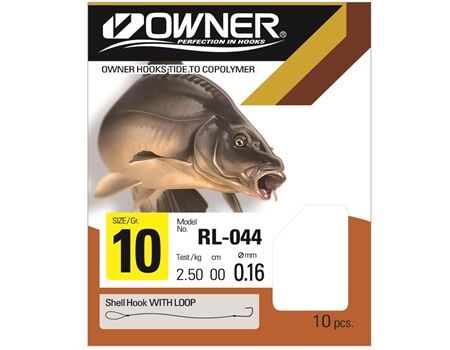 OWNER Karpfenhaken Gr.10, schwarz RL044