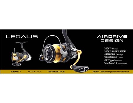 DAIWA 23 Legalis LT, Spinnrolle