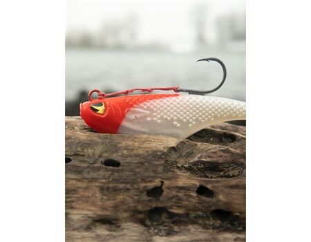 BLACK CAT Mad Flash Spin Tail 14cm Red Head