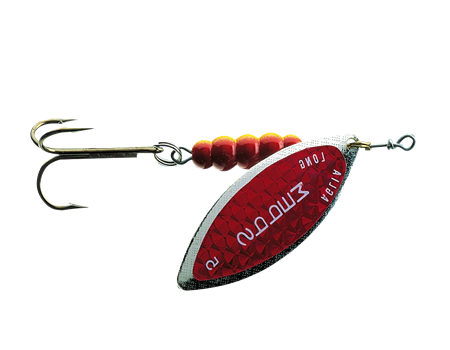 MEPPS Aglia Longue Redbo silber/rot Gr.3