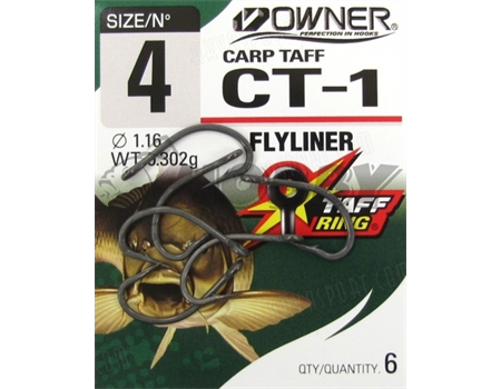 OWNER Carp Taff CT-1 Flyliner Hook