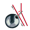 CORMORAN Drop Shot Bleistab 5g/ 4 St